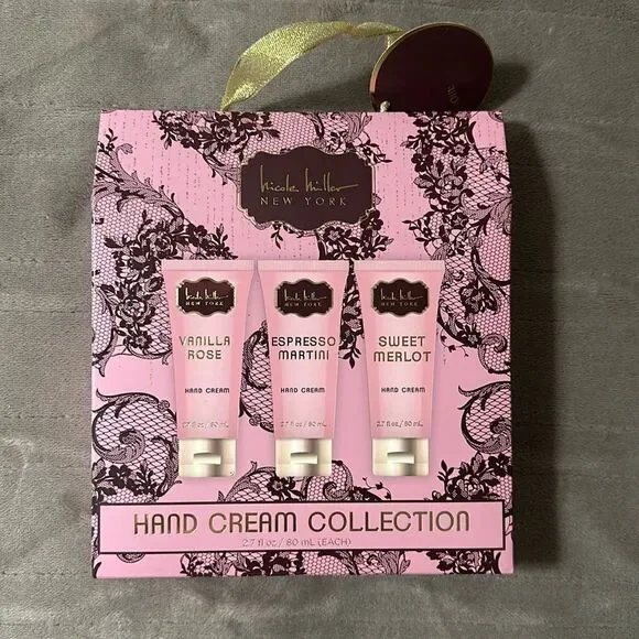 nicole miller 3 pc Pamper Hand Cream Collection Gift Pack for Her