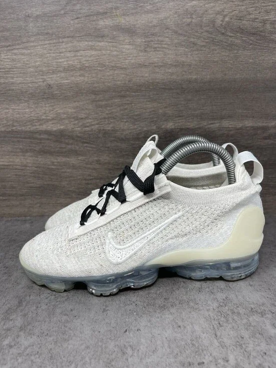 Nike Air VaporMax 2021 FK Size 6 Womens Flyknit Running Shoes White DJ9975-001