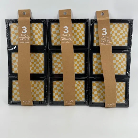 HarborTown 9 Pack 4x6 Picture Frames Black Finish Target‎