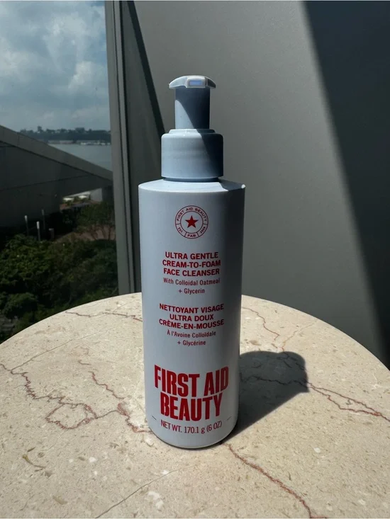 First Aid Beauty Ultra Gentle Cream-to-Foam Face Cleanser