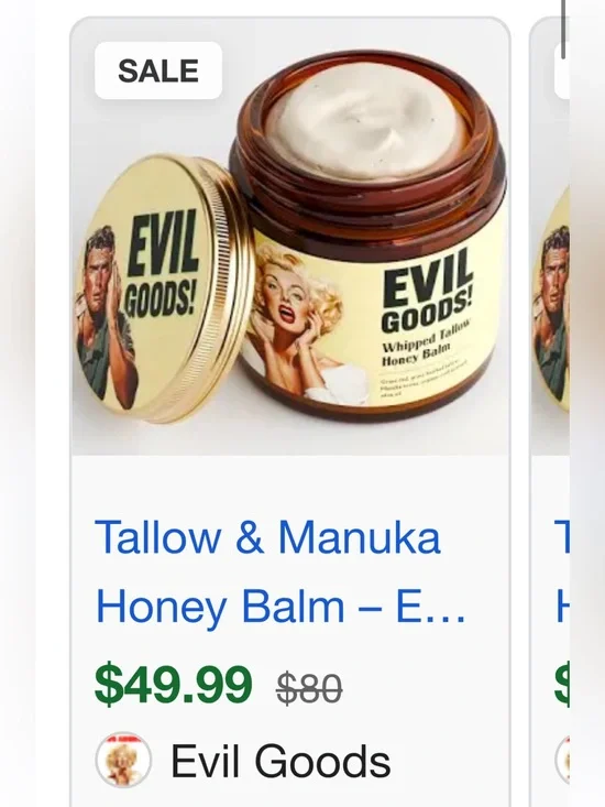 Evil Goods Lavender Whipped Yellow Honey Balm