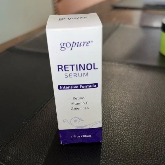 NWT GOPURÉ RETINOL SERUM Green Tea /Vitamin E 1 fl oz (30 ml)