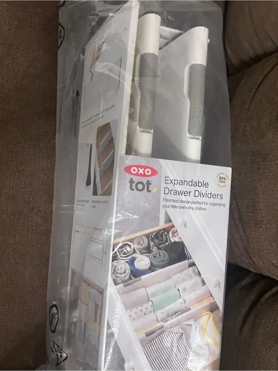 Oxo Tot Expandable Drawer Dividers in White