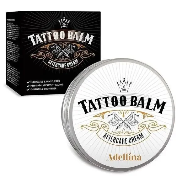 Adellina Tattoo Balm Aftercare Cream Moisturizes Helps Heal 5.3oz New