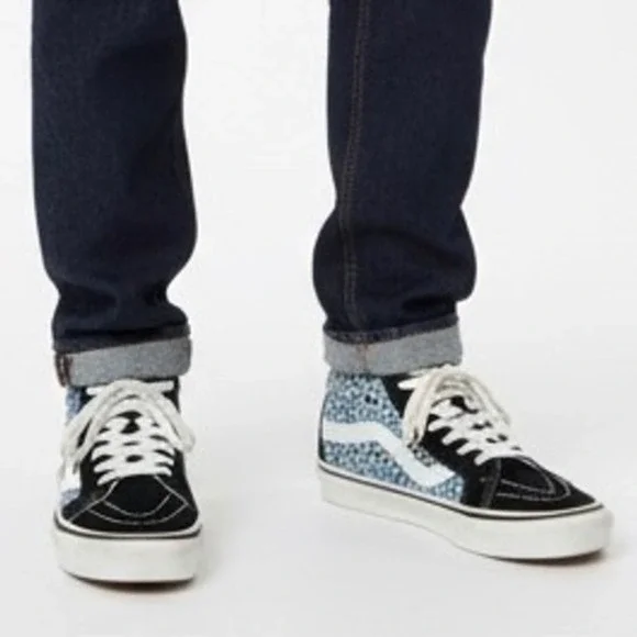 Vans Sk8 Hi Sneakers Men 4 Women 5.5 Blue Black DX‎ Anaheim Factory OG Pandas