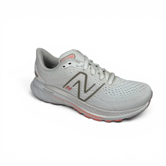 New Balance Fresh Foam X 860v13 Running Shoes Womens 7.5‎ Wide White Beige Gold