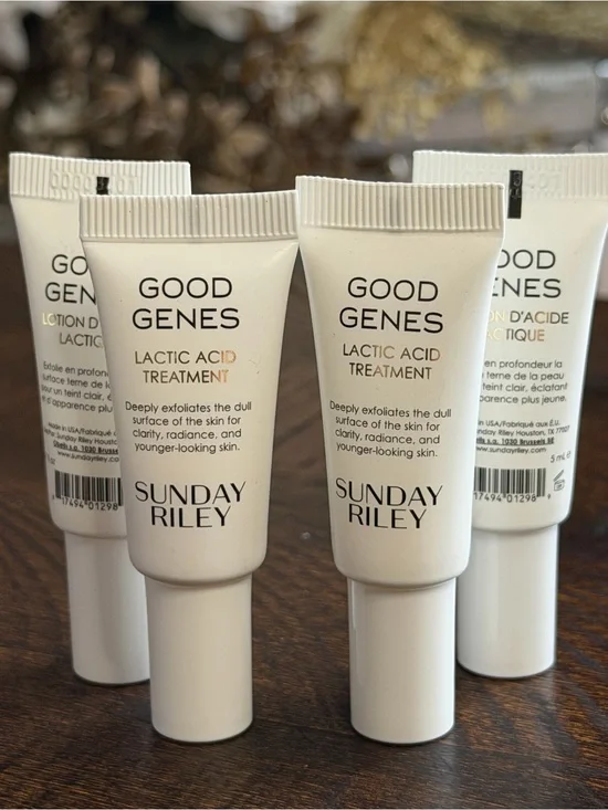 Sunday Riley Good Genes Lactic Acid Treatment - 4x 5ml each- not used