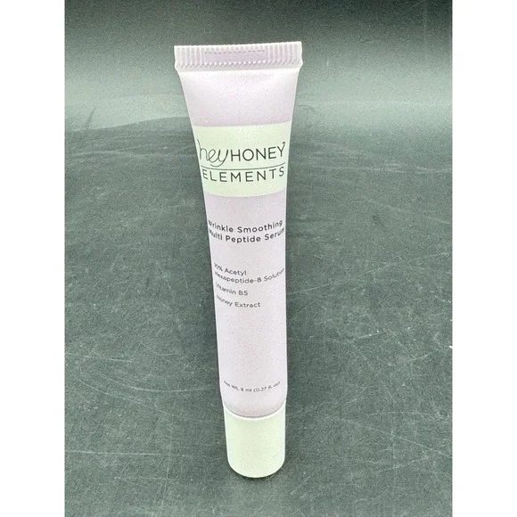 heyHoney Elements Wrinkle Smoothing Multi Peptide Serum 8mL New