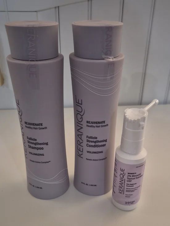Keranique Strengthening Shampoo & Conditioner plus Hair Regrowth Treatment