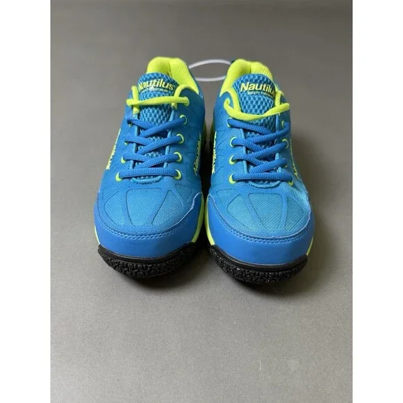 Women's Nautilus Safety Footwear Size 7.5 N2154 Non-Slip Neon Green/Blue