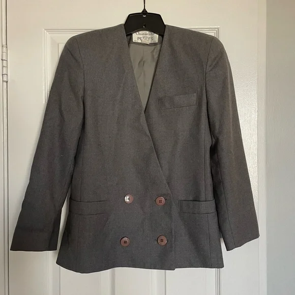 Christian Dior vintage 100% wool blazer women’s size 4P