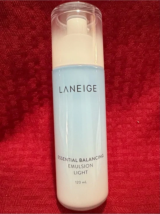 LANEIGE Moisturizer Bottle in Light Blue and White