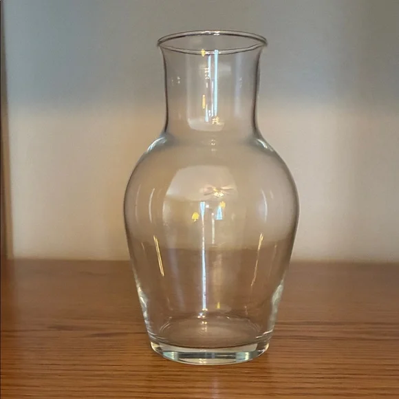 Clear Glass Decorative Vase - Clear