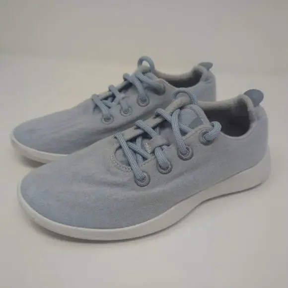 Allbird Wool Runners Blue Sneaker Womens Size 7