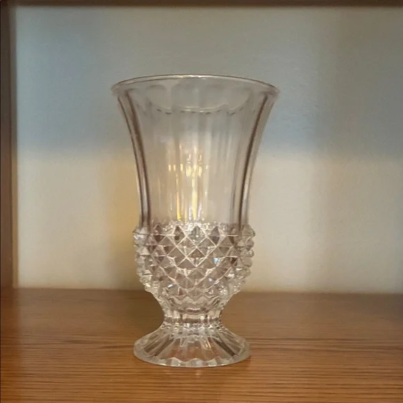 Clear Glass Decorative Vase - Elegant Home Accent