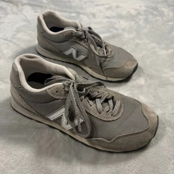New Balance 515 Women’s Size 7 Gray Suede Mesh Lifestyle Sneakers WL515GR3