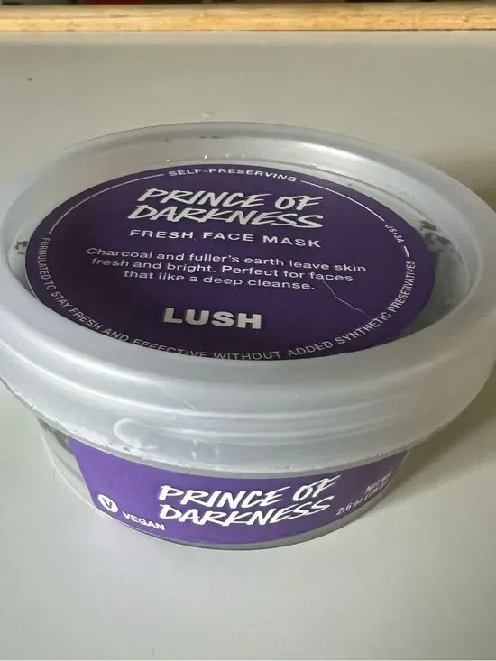 1 LEFT! LUSH Prince of Darkness Fresh Face Mask 2.6 oz