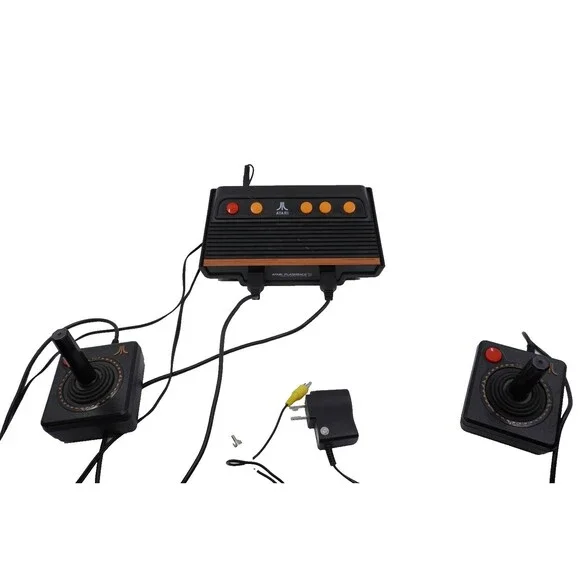 Atari Flashback 3 Classic Game Console with 60 Built-in Games No Box 2 Joysticks