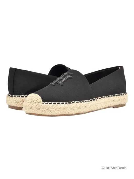 Boho Chic Espadrille Flats Slip-On Cushioned Canvas
