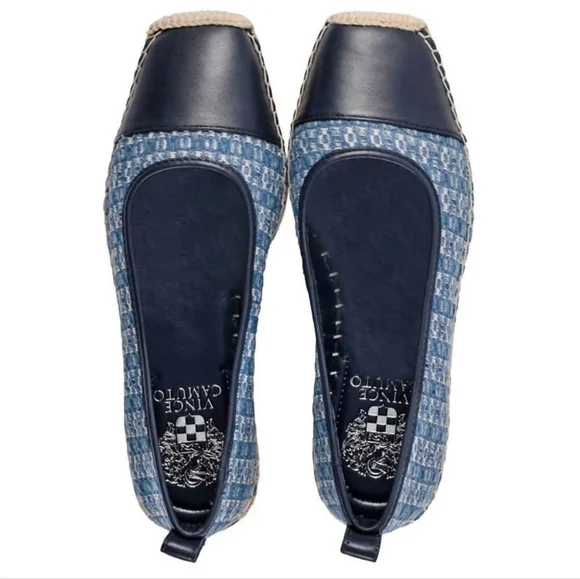 Vince Camuto Women's Miheli Espadrille Wedge Sandal - BLUE - US 7M/37.5 NWOB