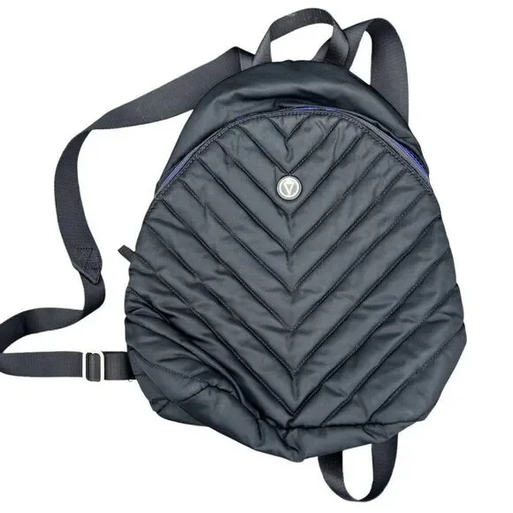 Ivivva by Lululemon Black Bringing it Quilted Backpack