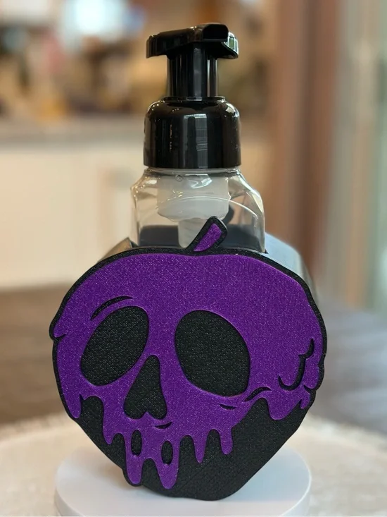 Disney Poison Apple Skull Foaming Soap Holder for Bath & Body Works Bottles