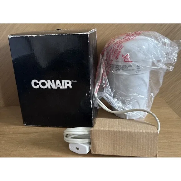 Vtg Conair Heated Lotion Dispenser Warmer Hand & Body White New