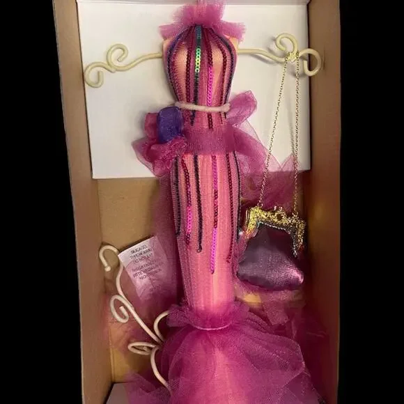 Stand Tree Jewelry Organizer NWT Fashion Ballroom Doll Tule Dress 12