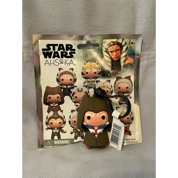 NEW Star Wars Ahsoka‎ 3D Character Figural Bag Clip - Cloak - Ahsoka Tano