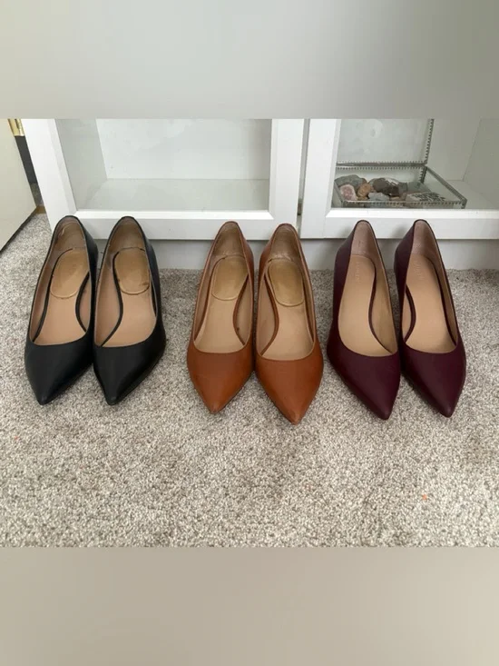 Ralph Lauren Classic Pointed Toe Women’s Pumps Heels in Black