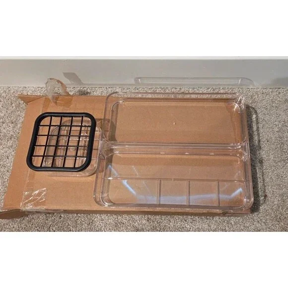 Amazon basics makeup organizers, 2 pieces