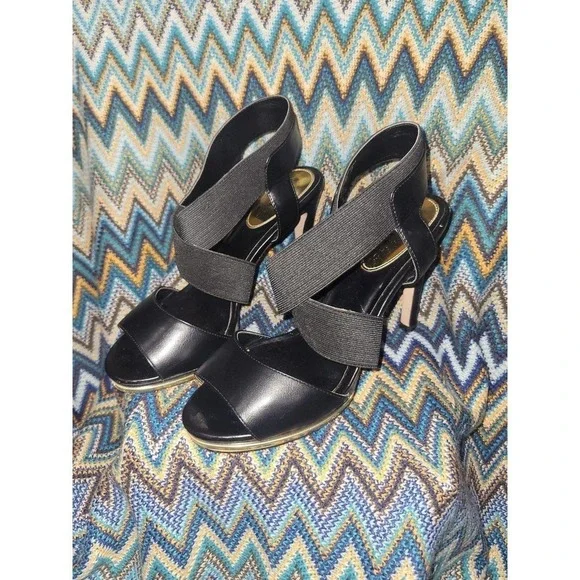 Black stiletto heels size 9.5