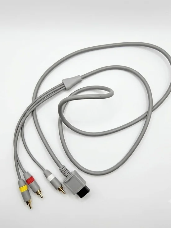 Nintendo SNES N64 GameCube OEM AV Cable Gray Untested
