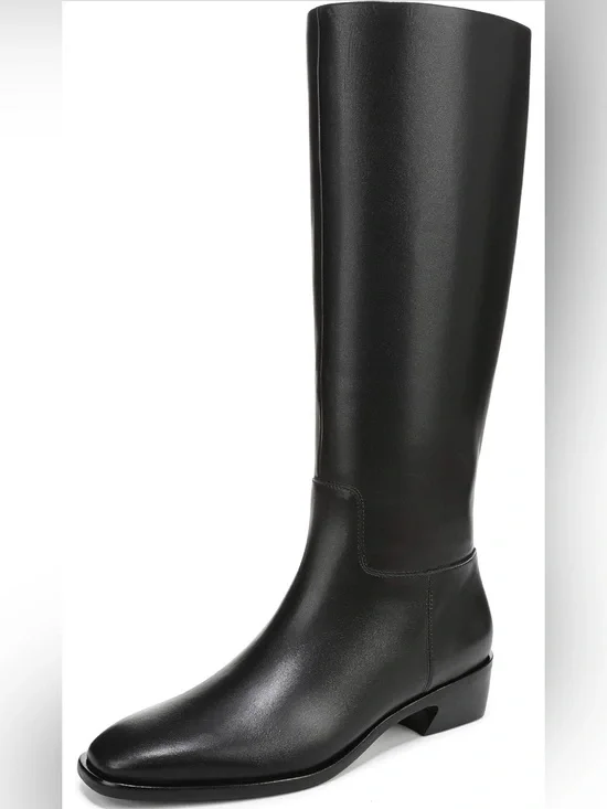Vince Andes Zip Tall Boots- Black