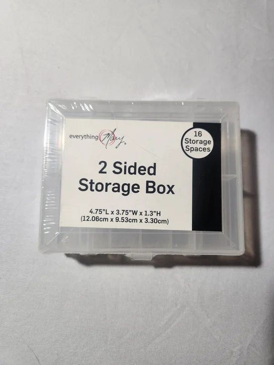 Clear 2-Sided Storage Box - Transparent