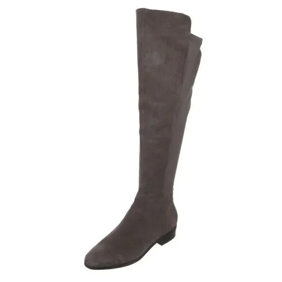 Michael kors gray‎ leather suede over the knee boots