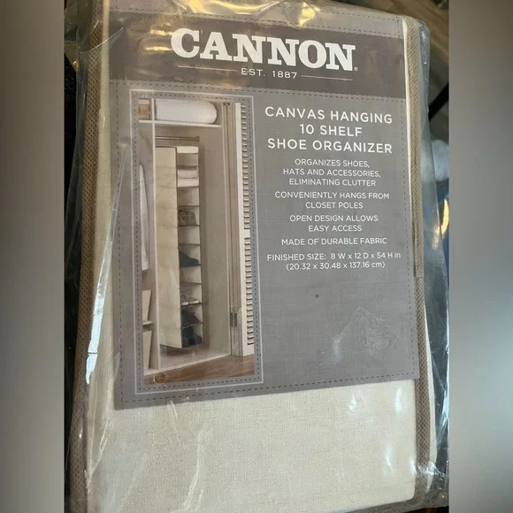 🌵Home Cannon Canvas Hanging 10‎ Shelf