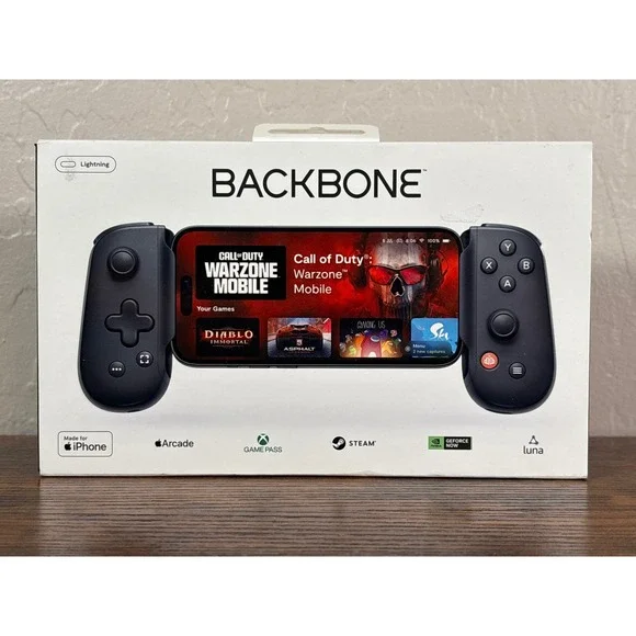 Backbone One 2nd Gen Mobile Gaming Controller for iPhone Lightning Black