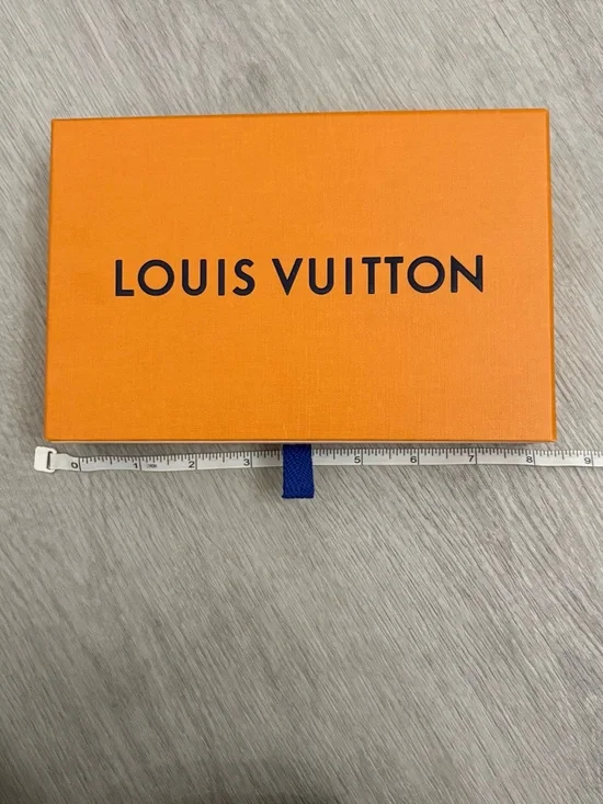 Louis Vuitton Orange Box with Navy Logo