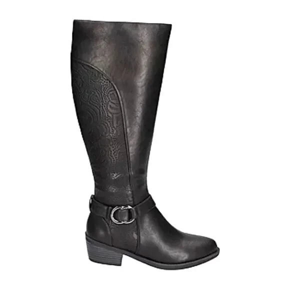 Easy Street Womens Luella Block Heel Riding Boots sz 9
