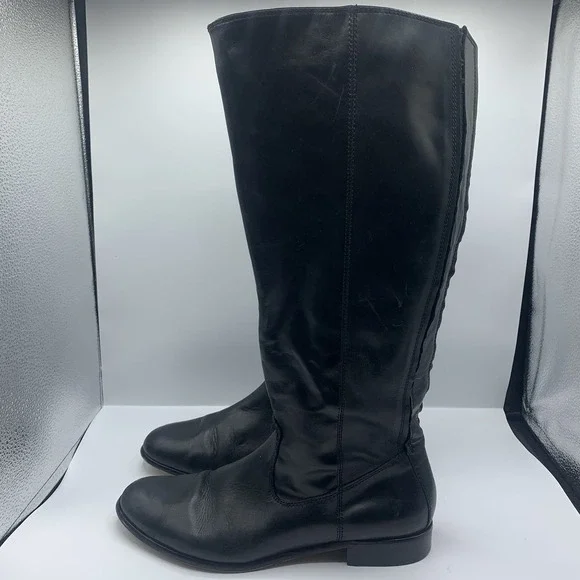 KENNETH COLE New York knee high riding style leather boot Women's 9.5