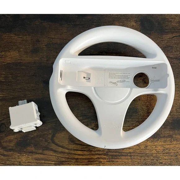 Mario Kart Racing Wheel for Nintendo Wii White