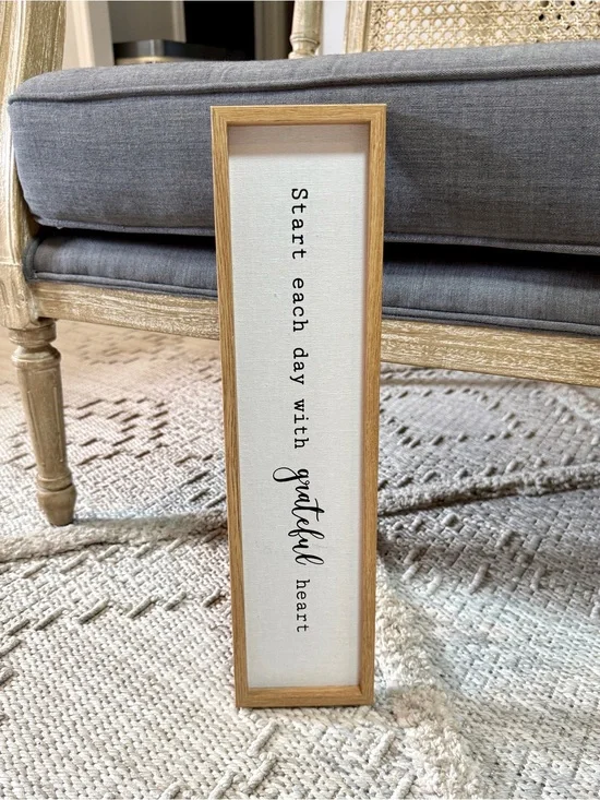 Antique Farmhouse Canvas Framed Wall Quote