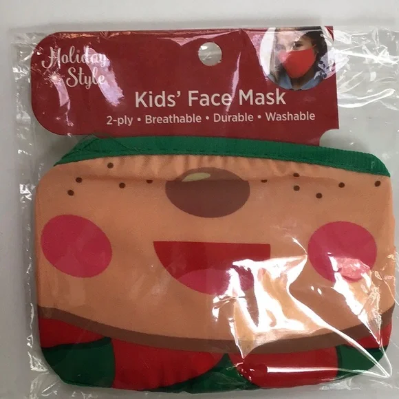 Child Funny Reindeer Face‎ Mask NWT