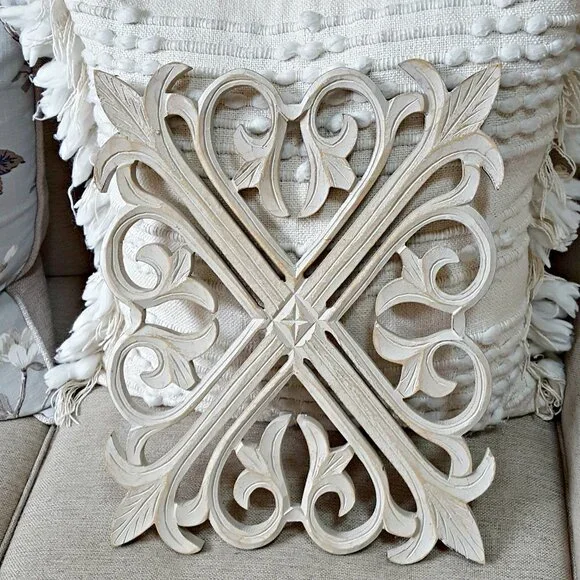 BOHO Farmhouse WOOD WALL MEDALLION DECOR