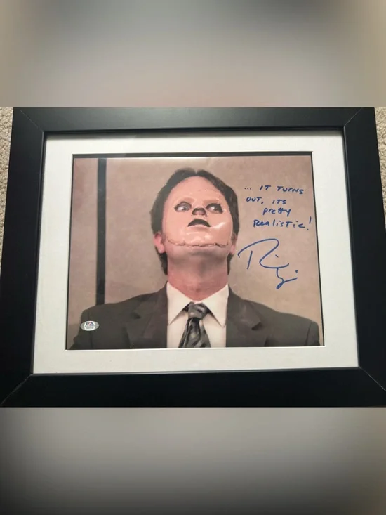 Signed Rainn Wilson (The Office) Portrait Photograph - with Paperwork!