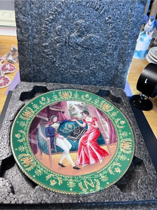 Premier limited Porcelain Collector Plate with Napoleon and Josephine