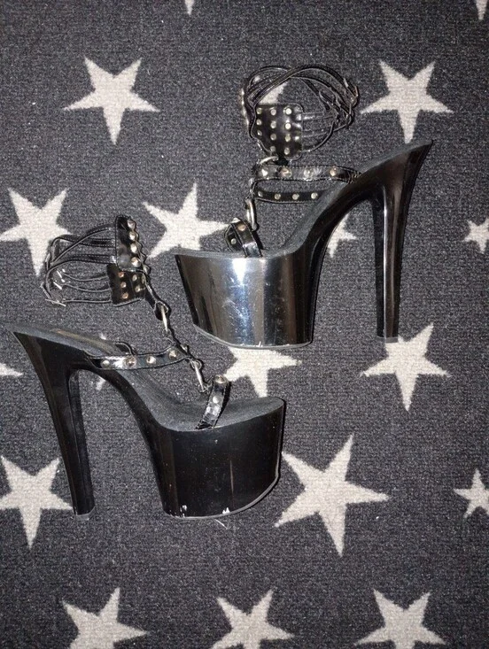 Vintage '90s  Platform Gothic Heels!