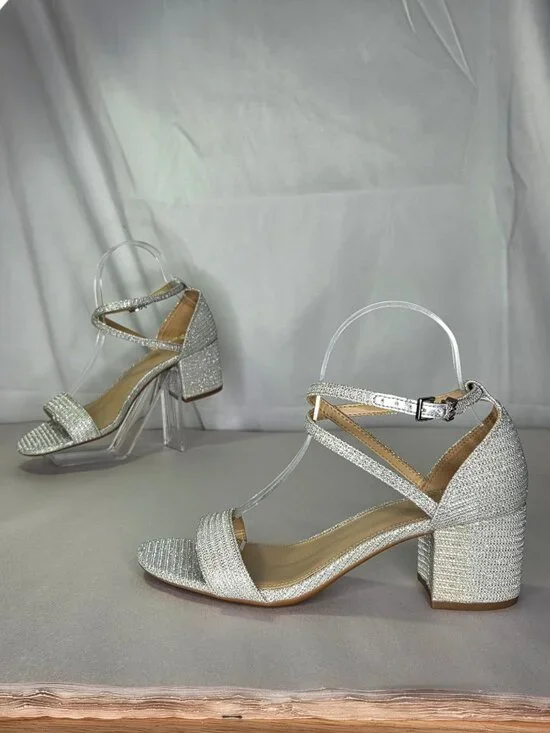 Michael Michael Kors Serena Flex Ankle Strap High Heel Sandals, Size: 7.5