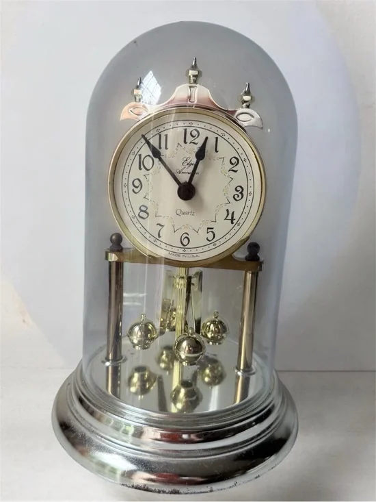 vintage Elgin American quartz anniversary clock